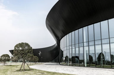 Snøhetta completes a curving design for Polestar’s Chengdu production facilities Snøhetta为Polestar的成都生产设施完成了弯曲设计