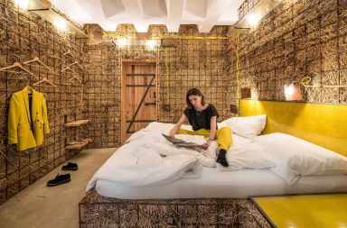 Vienna Straw Room explores the use of straw in an escape from the ordinary 维也纳秸秆室探索秸秆在逃脱中的使用