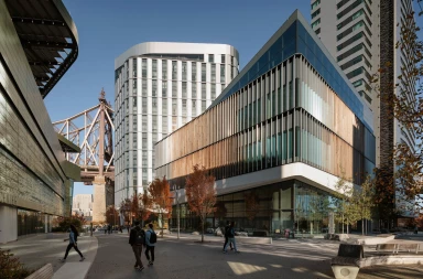 Snøhetta's Cornell Tech Hotel and Education Centre reflects the entrepreneurial spirit of New York City Snøhetta's Cornell Tech Hotel and Education Centre reflects the entrepreneurial spirit of New York City