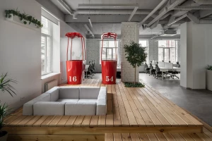 Promodo Hub & Office by Bude Architects offers a transformable platform for the exchange of ideas Promodo Hub & Office by Bude Architects offers a transformable platform for the exchange of ideas
