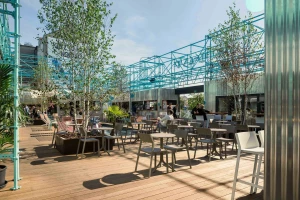Urban infill project Manifesto Market Andel activates an underutilized gap in Prague’s urban fabric Urban infill project Manifesto Market Andel activates an underutilized gap in Prague’s urban fabric