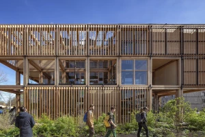 The Natural Pavilion by DP6 architectuurstudio responds to key land-use challenges in the Netherlands The Natural Pavilion by DP6 architectuurstudio responds to key land-use challenges in the Netherlands