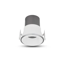 节点3.75英寸7W LED固定圆形嵌入式衬里WTRIM VMDL003401A007WH，白色