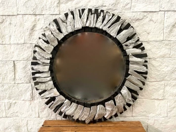 Wooden Mirror Luigi